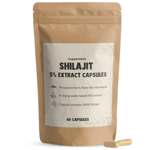Shilajit Extract (5%) capsules