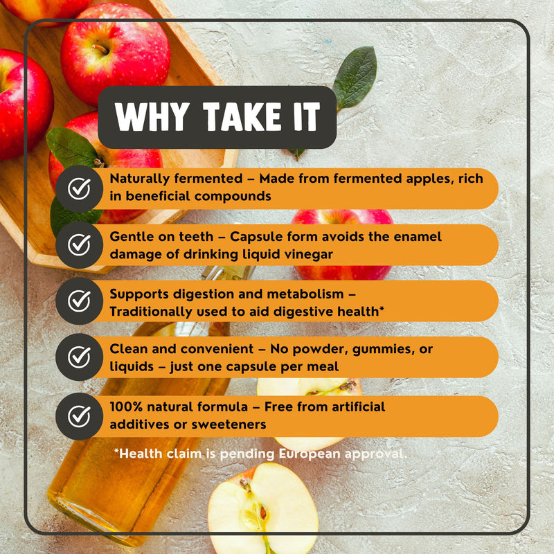 Apple Cider Vinegar Capsules 500 mg