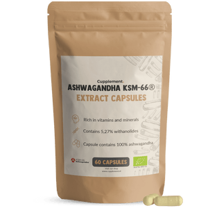 Ashwagandha KMS-66 Organic Capsules packshot front