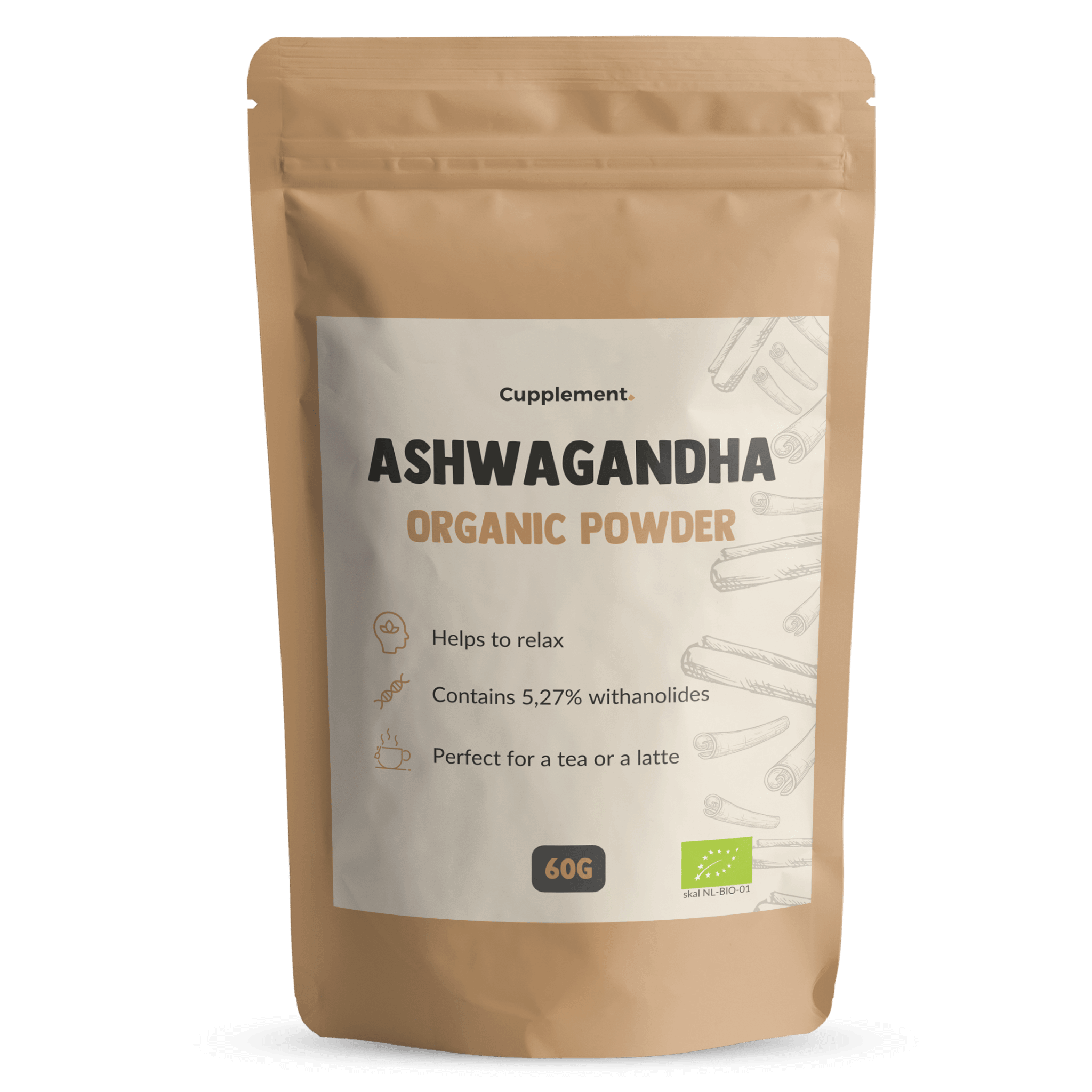 Ashwagandha Powder Organic packshot front