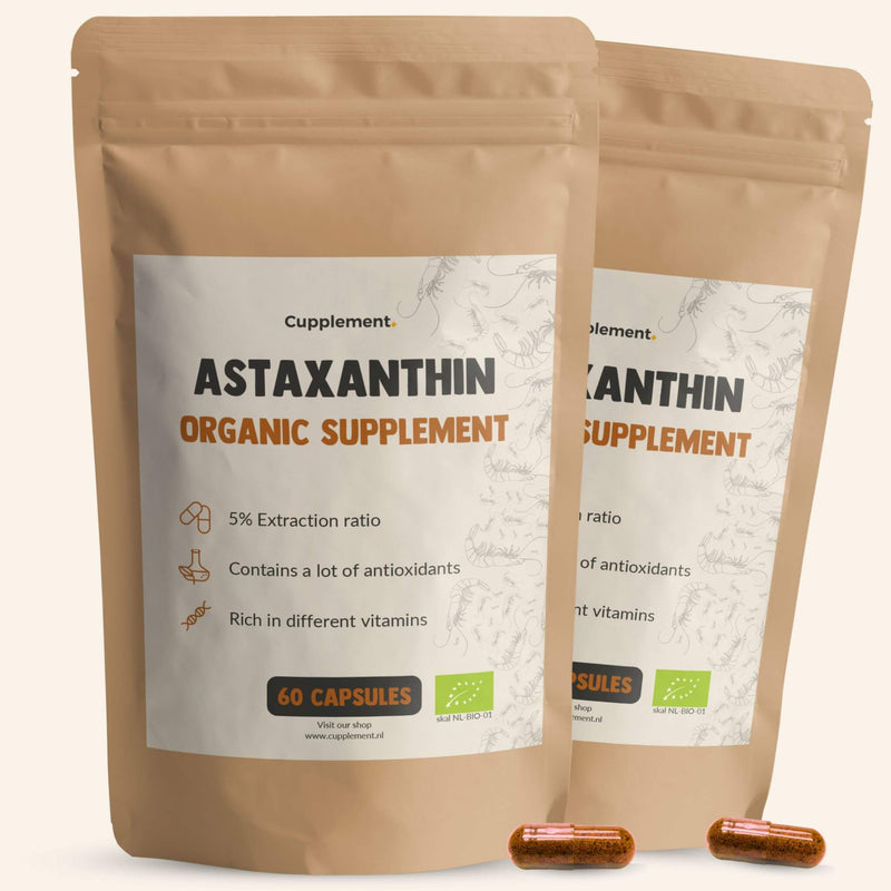 Astaxanthin capsules organic combipack