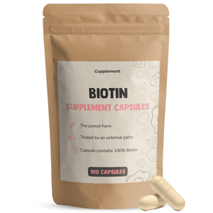 Biotin vitamin b8 capsules packshot front