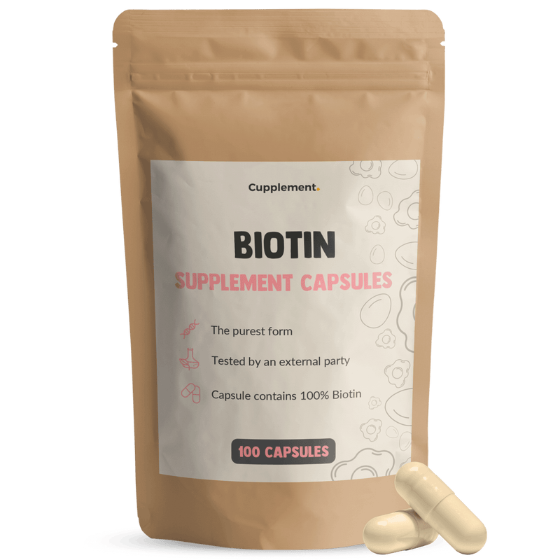 Biotin vitamin b8 capsules packshot front