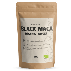 Black Maca Powder Organic Cupplement Superfood Supplement