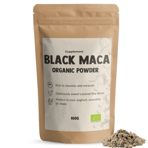 Black Maca Powder Organic Cupplement Superfood Supplement