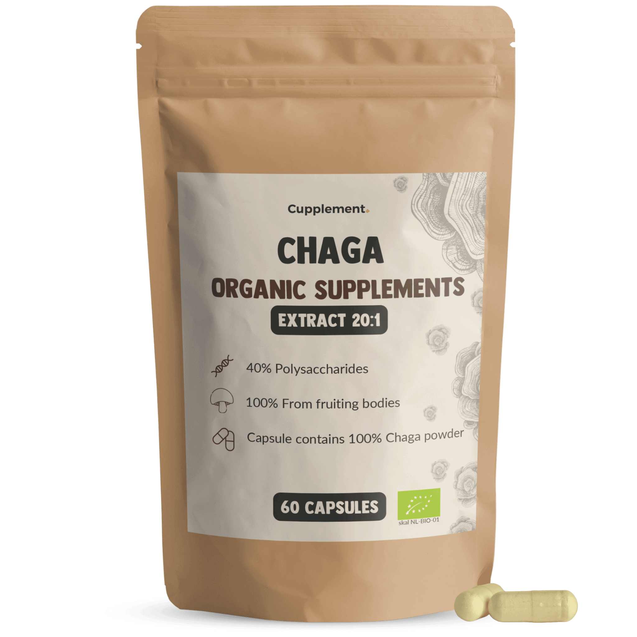 Chaga Extract Capsules 400 mg BIO