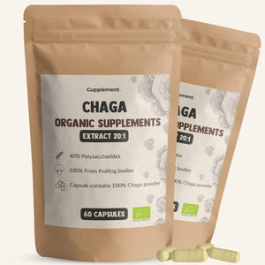 Chaga Mushroom Extract Capsules organic combipack