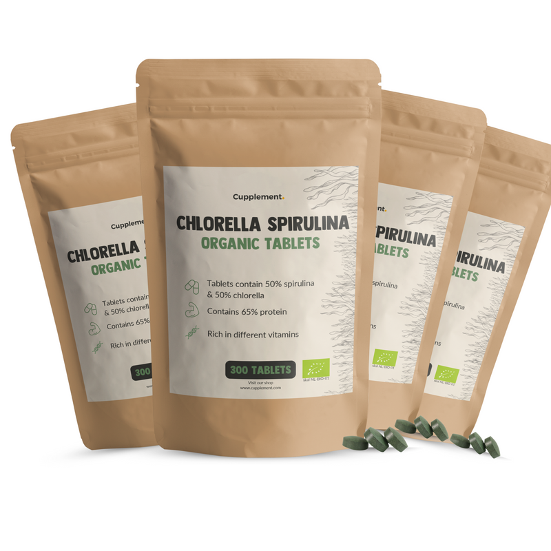 Chlorella Spirulina Capsules Cupplement