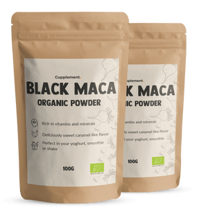 Black Maca Powder Organic Cupplement Superfood Supplement