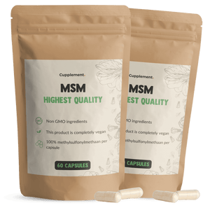 MSM Capsules Cupplement Superfood Supplement