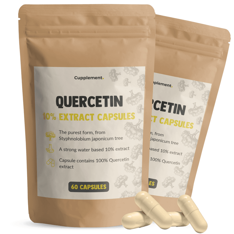 Quercetin Capsules Extract Cupplement Superfood Supplement