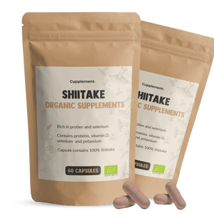 Shiitake Capsules Organic Cupplement Superfood Supplement