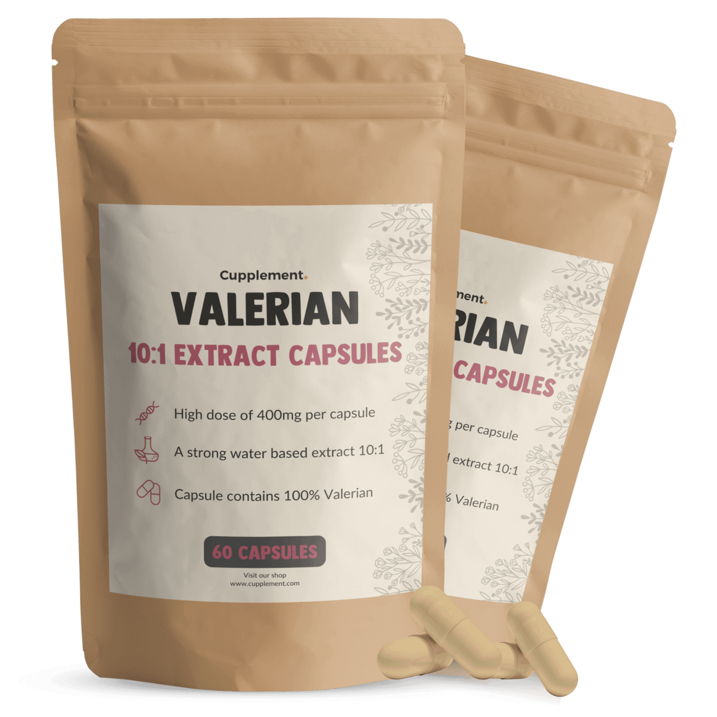 Valeriaan Capsules Cupplement Superfood Supplement