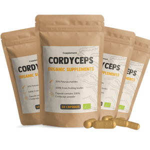 Cordyceps Capsules Organic Cupplement Superfood Supplement