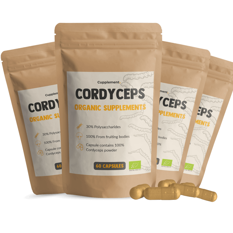 Cordyceps Capsules Organic Cupplement Superfood Supplement