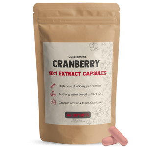 Cranberry capsules Cupplement Superfood Supplement