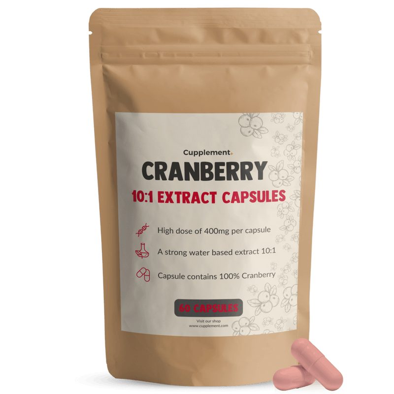 Cranberry capsules Cupplement Superfood Supplement