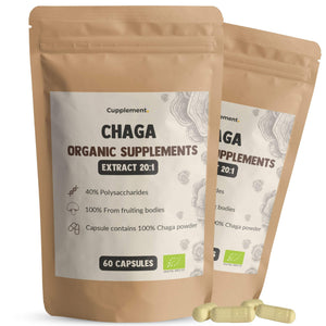 Chaga Extrakt Kapseln 400 mg BIO