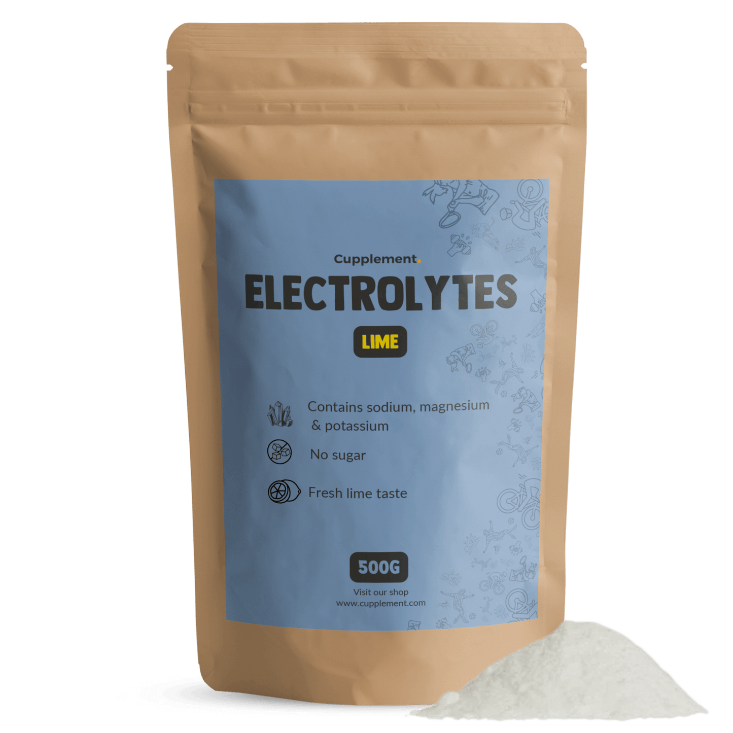 Electrolytes 500 Gram Cupplement Superfood Supplement