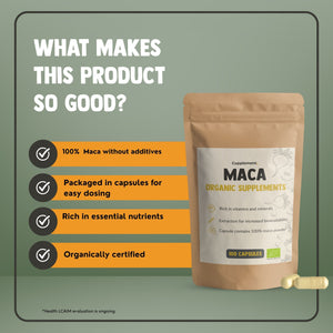 Maca Capsules 500 mg Biologisch