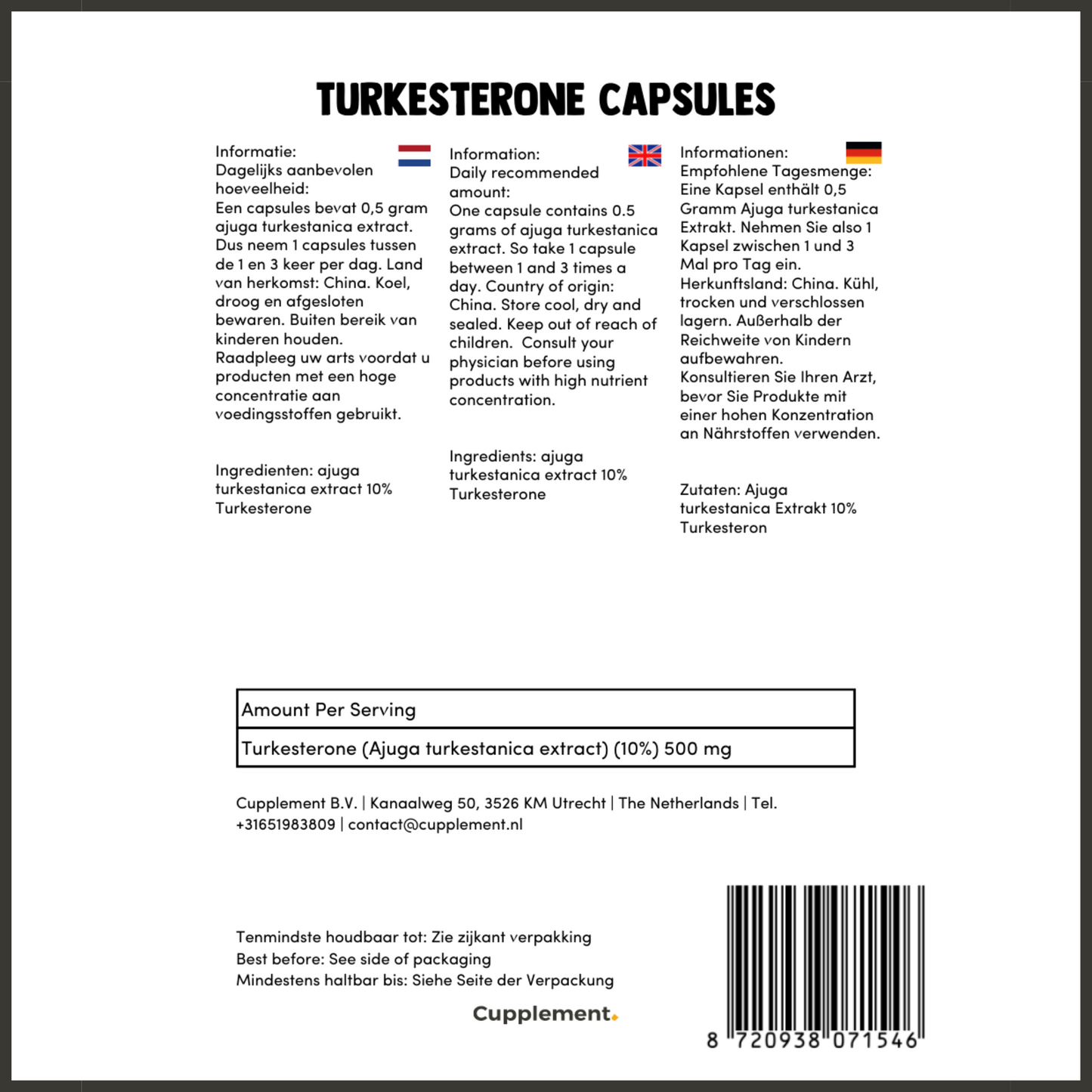 Turkesterone Capsules