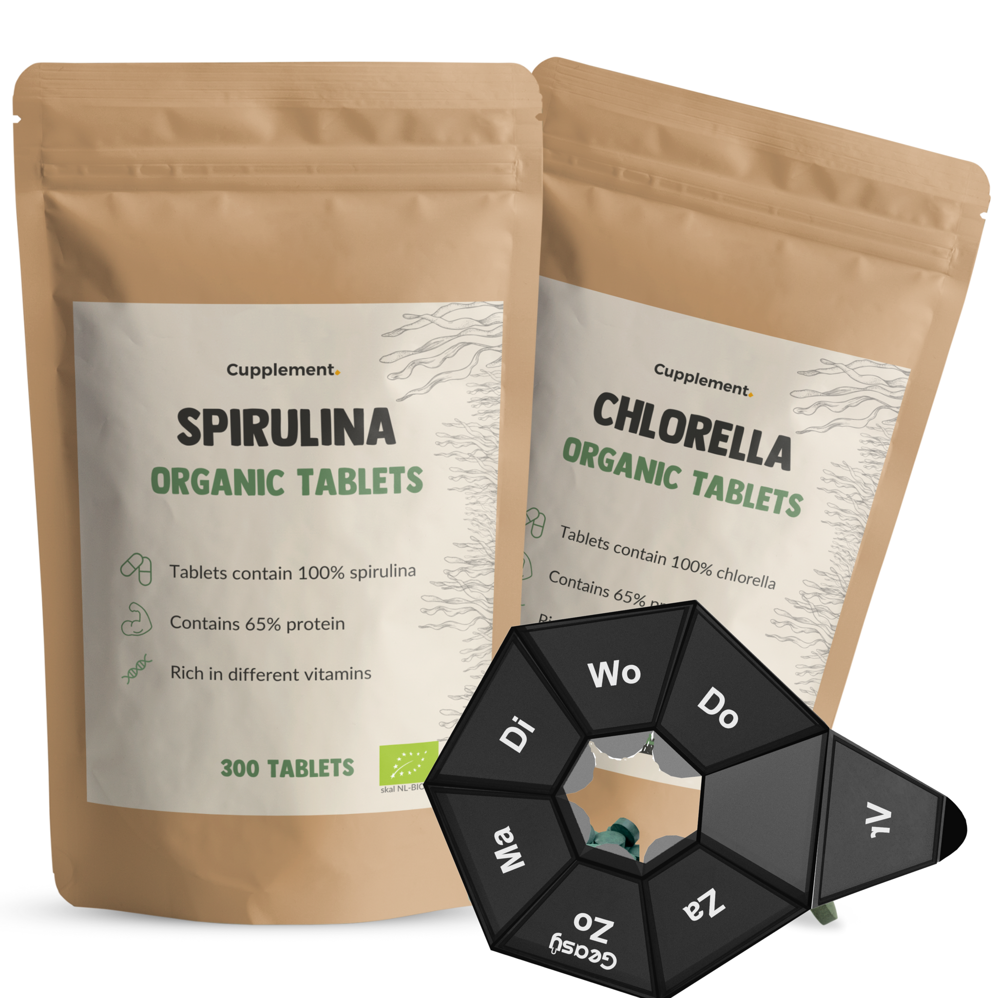 Chlorella &amp; Spirulina Set Bio
