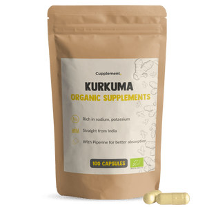 Kurkuma Capsules Organic Cupplement Superfood Supplement