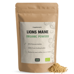 Lions Mane Powder Organic Cupplement Superfood Supplement Mushroom