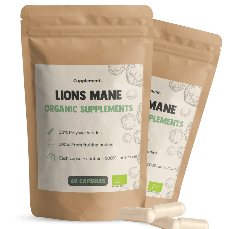 Lions Mane Capsules Organic Combipack