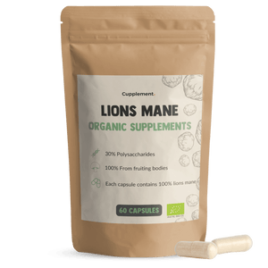 Lions Mane Capsules Organic packshot front