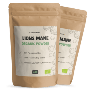 Lions mane powder organic combipack