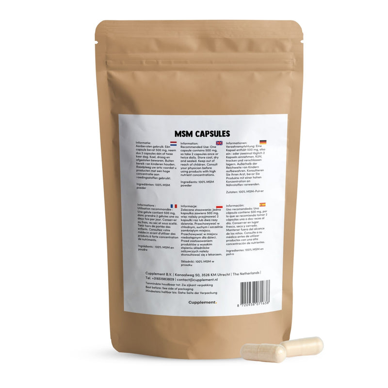 MSM Kapseln 500 mg