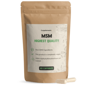 MSM Capsules Cupplement Superfood Supplement