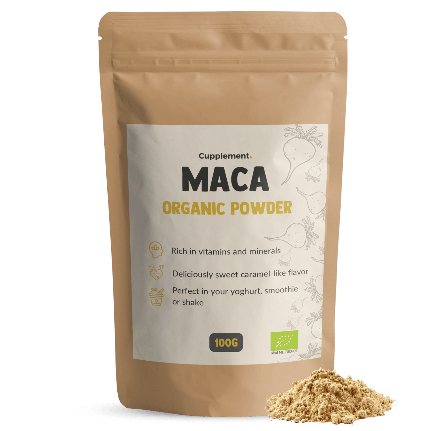 Maca Powder Organic Cupplement Superfood Supplement