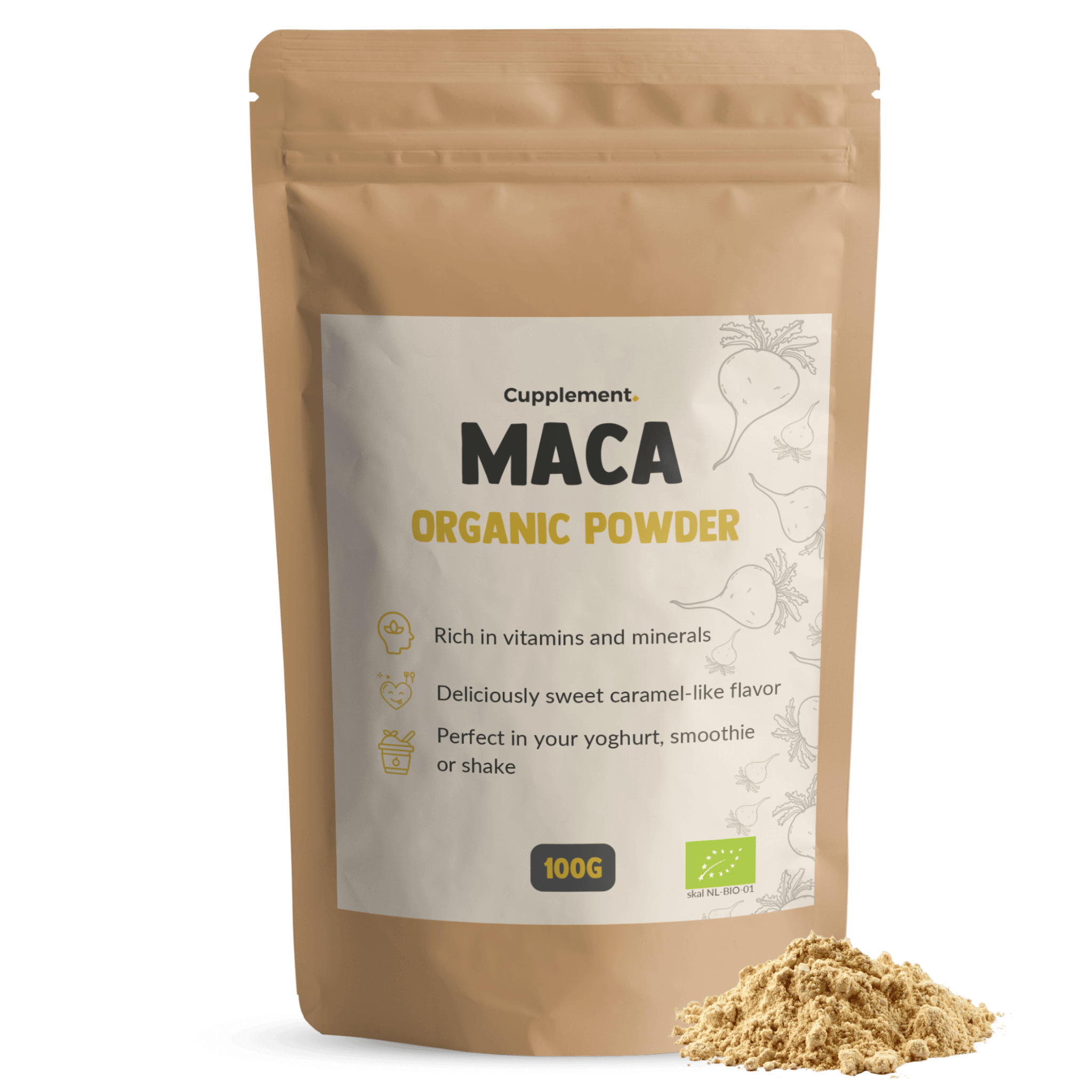 Maca Powder Organic Cupplement Superfood Supplement