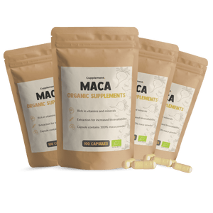 Maca powder capsules organic multipack