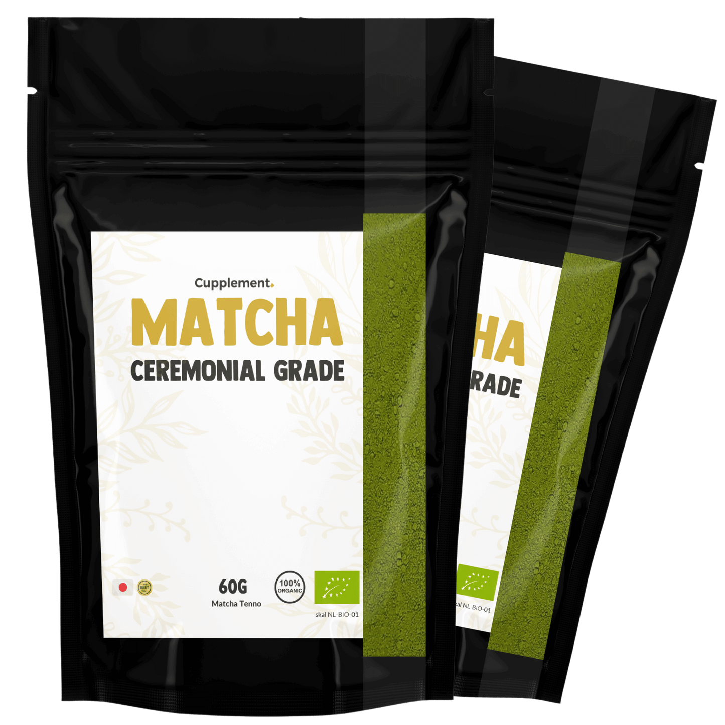 Matcha ceremonial grade organic powder combipack