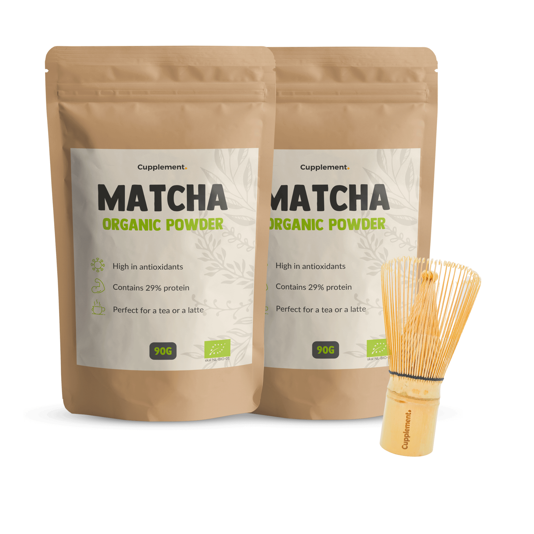 Matcha Thee met Bamboe Klopper