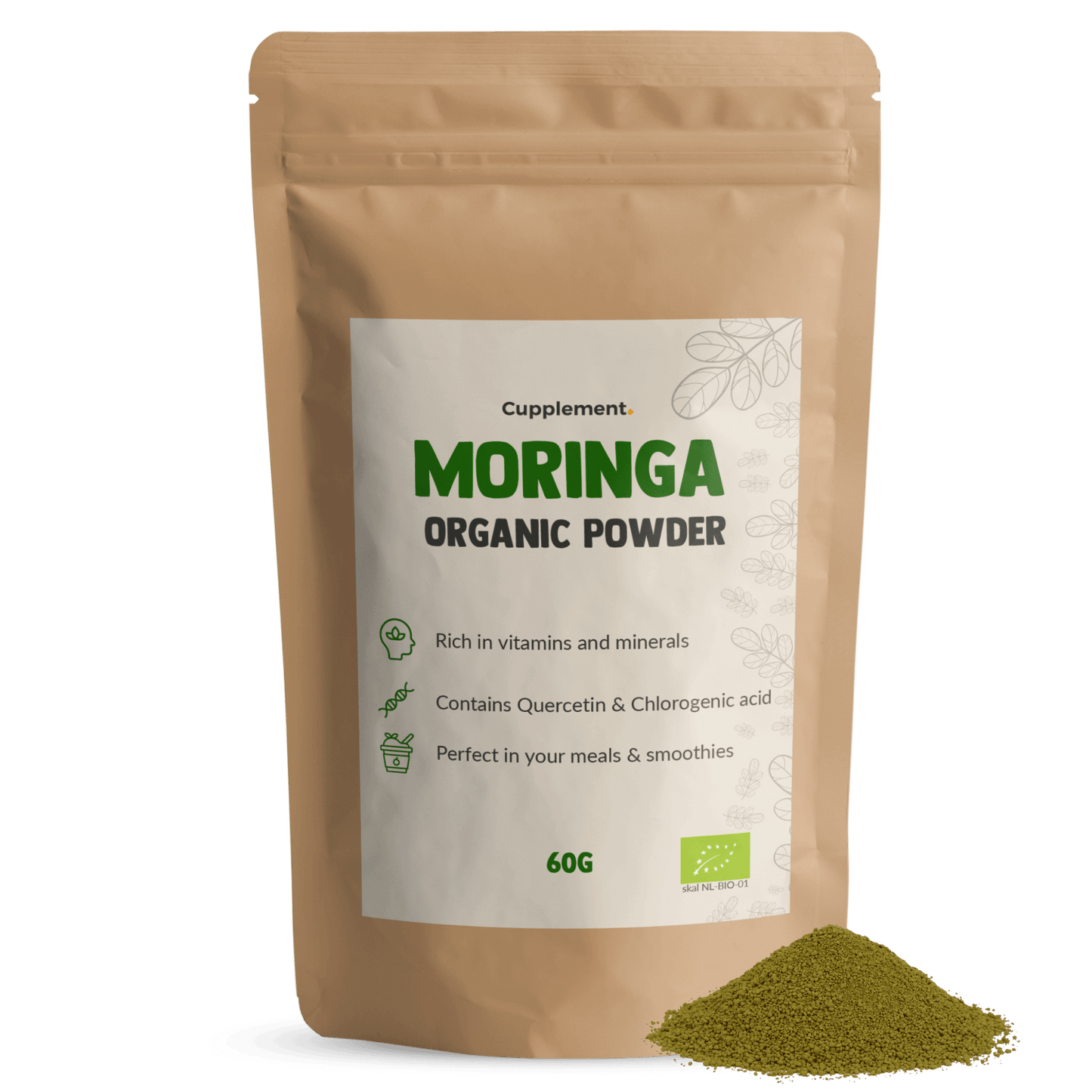 Moringa Poeder Organic Cupplement Superfood Supplement