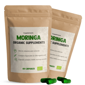 Moringa capsules 500 mg organic combipack