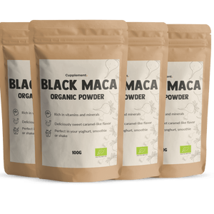 Black Maca Powder Organic Cupplement Superfood Supplement