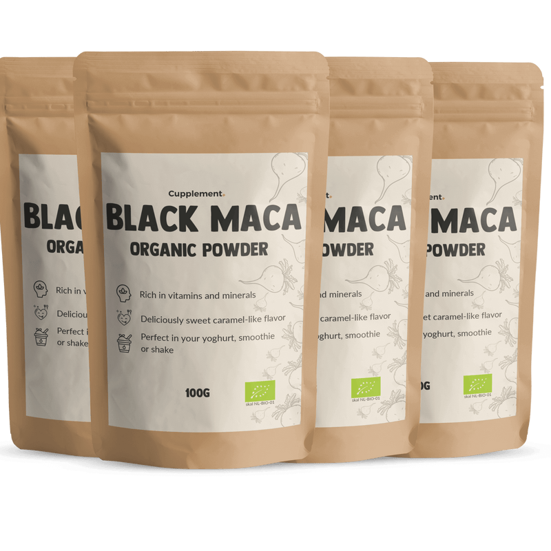 Black Maca Powder Organic Cupplement Superfood Supplement