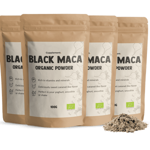 Black Maca Powder Organic Cupplement Superfood Supplement