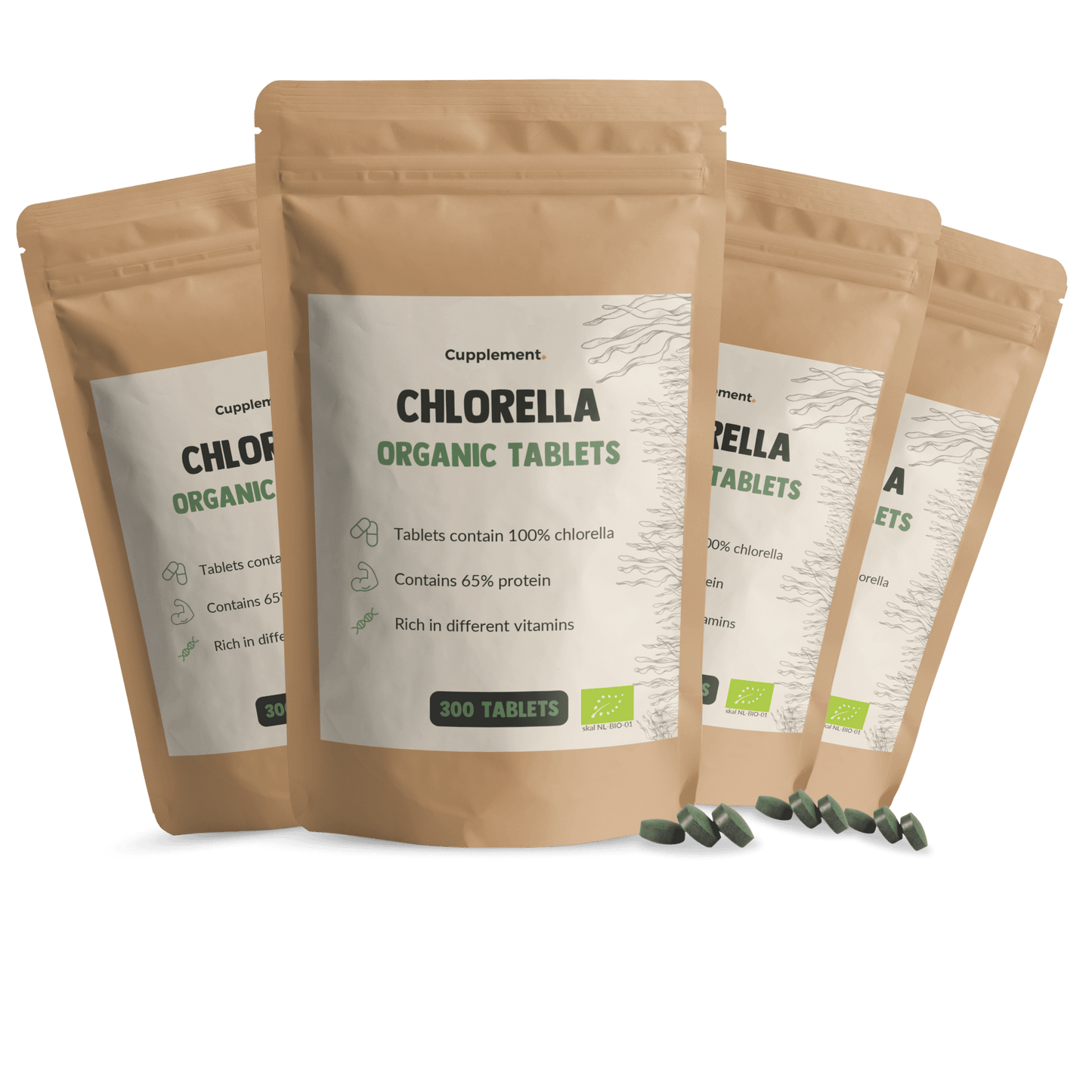 Chlorella Tabletten Organic Cupplement Superfood Supplement