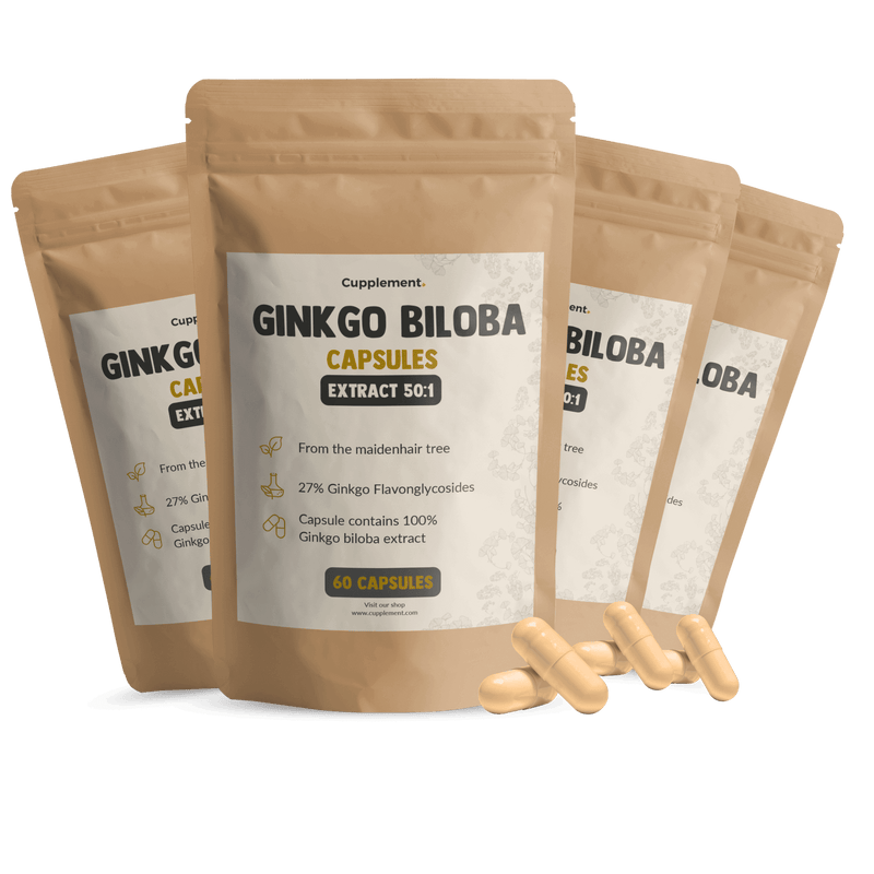 Ginkgo Biloba Extract Capsules Cupplement Superfood Supplement