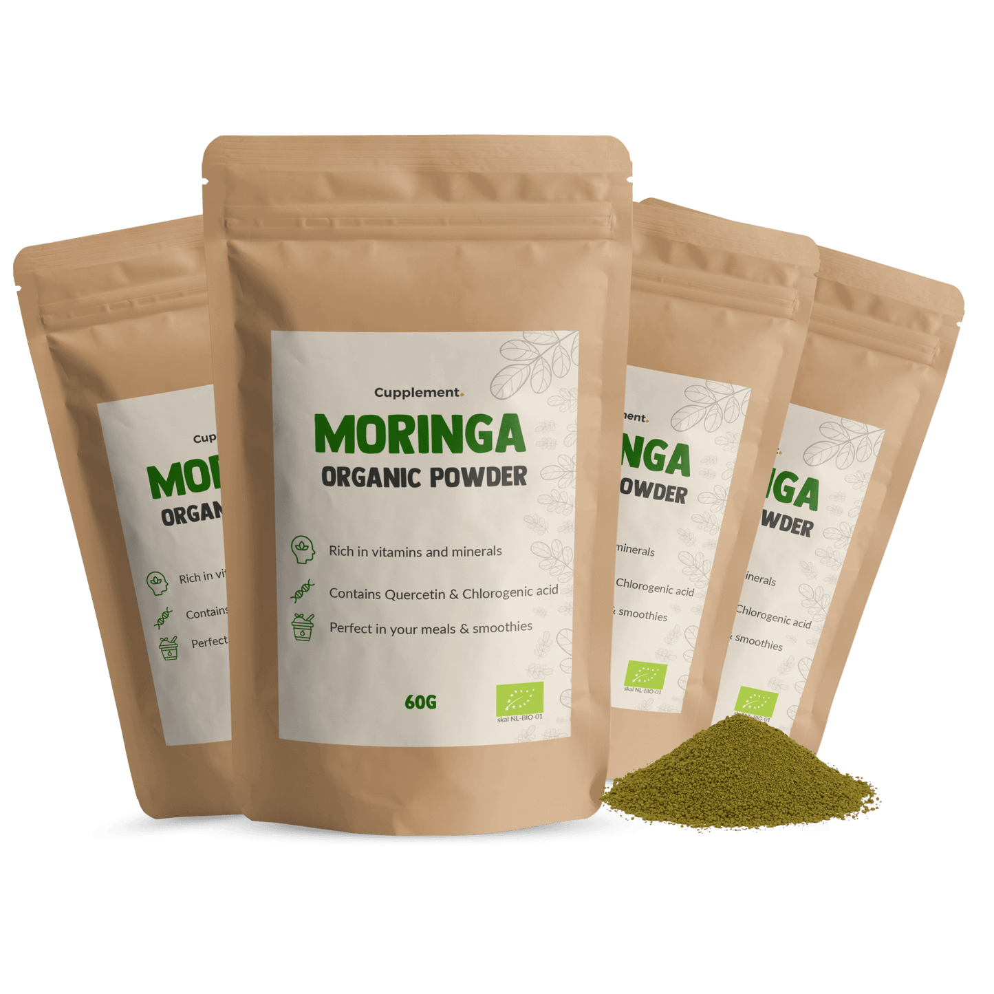 Moringa Poeder Organic Cupplement Superfood Supplement