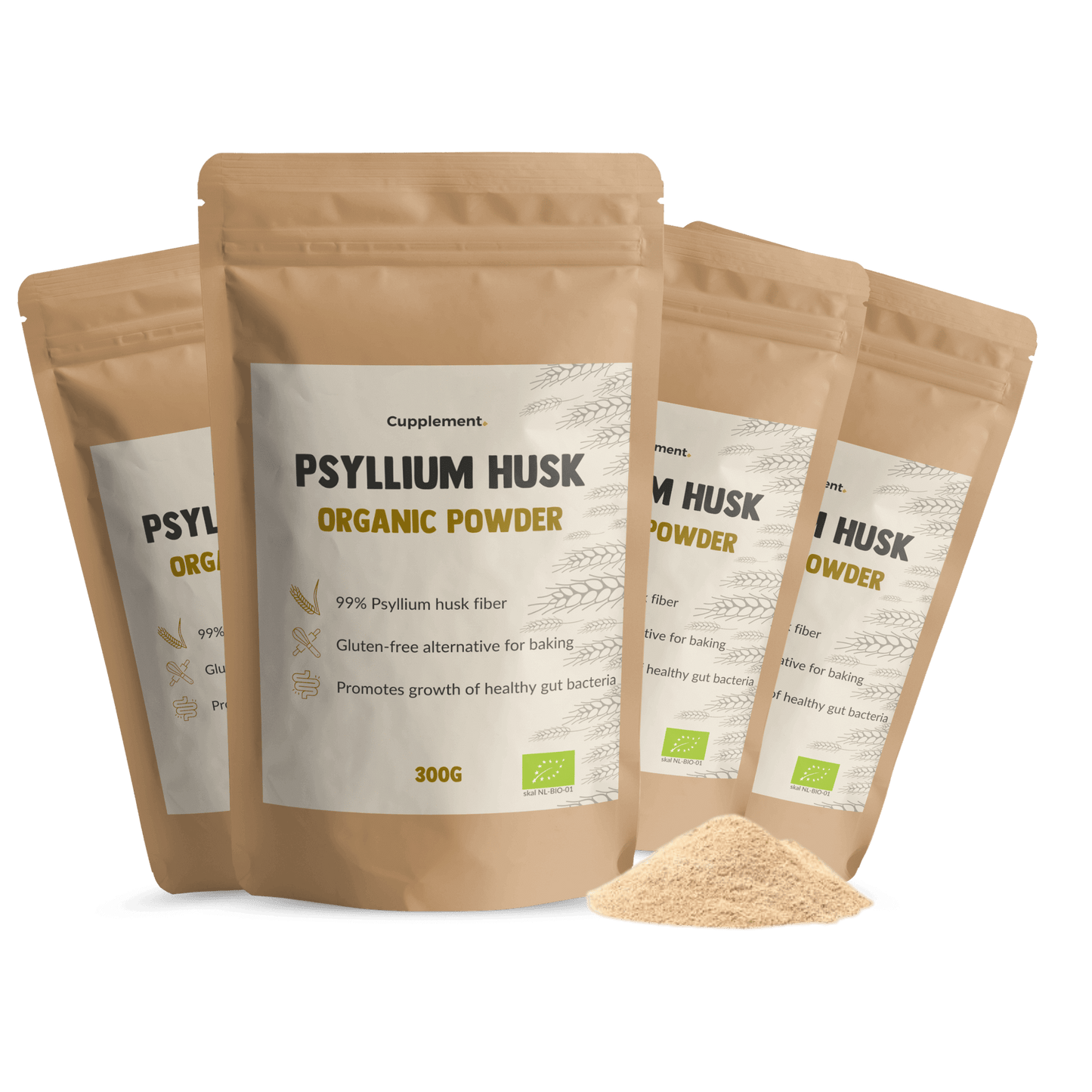 Psyllium husk Powder Organic Cupplement Superfood Supplement