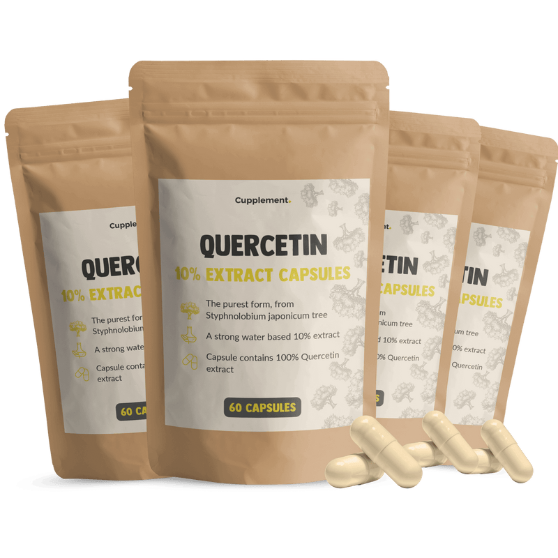 Quercetin Capsules Extract Cupplement Superfood Supplement