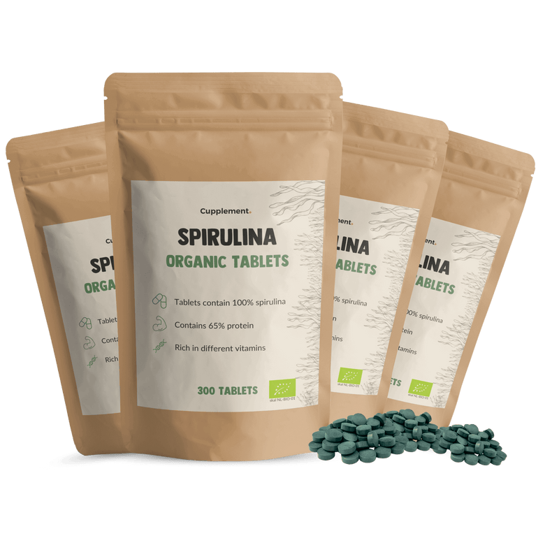 Spiulina Tabletten Organic Cupplement Superfood Supplement