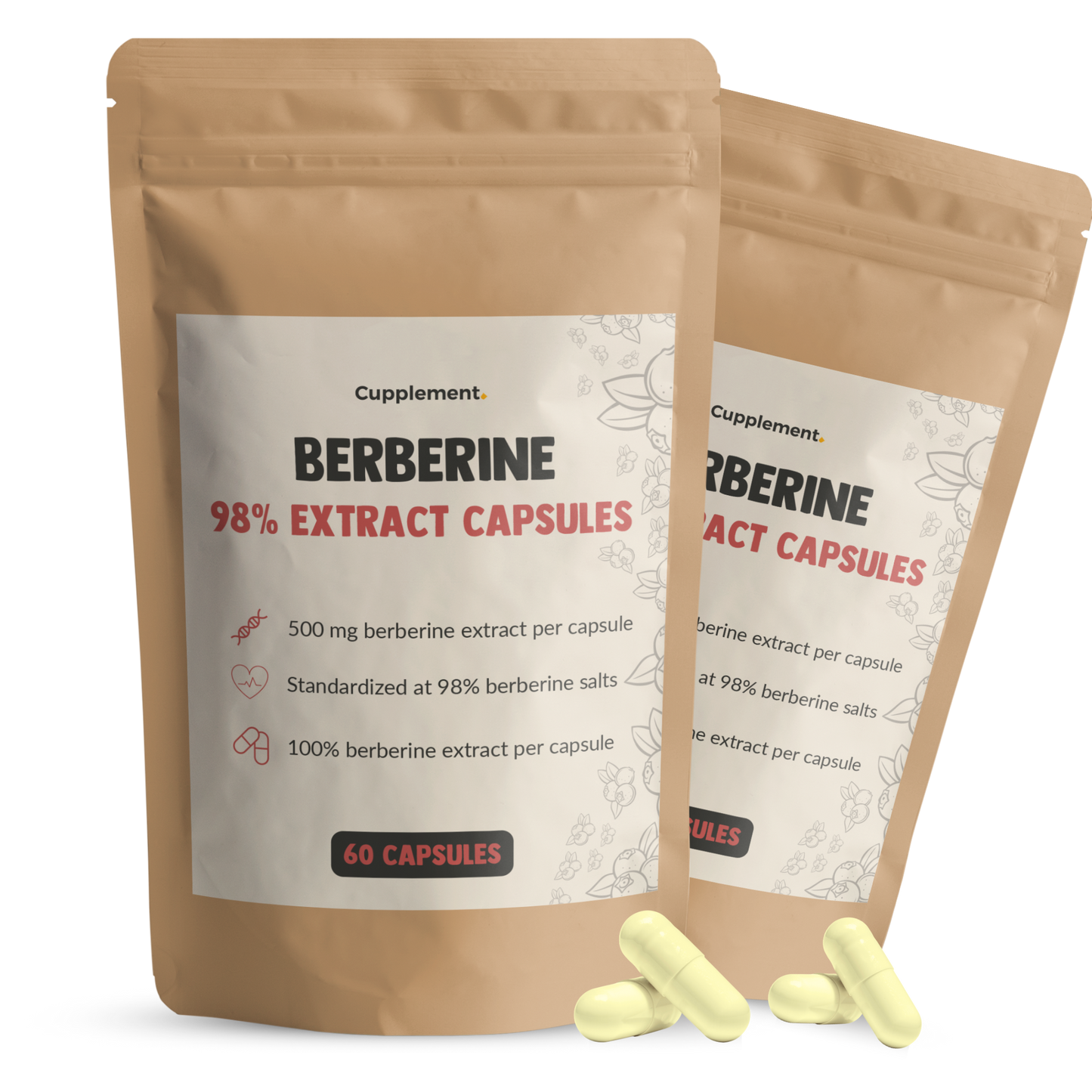 Extrait de Berbérine Capsules 400 mg